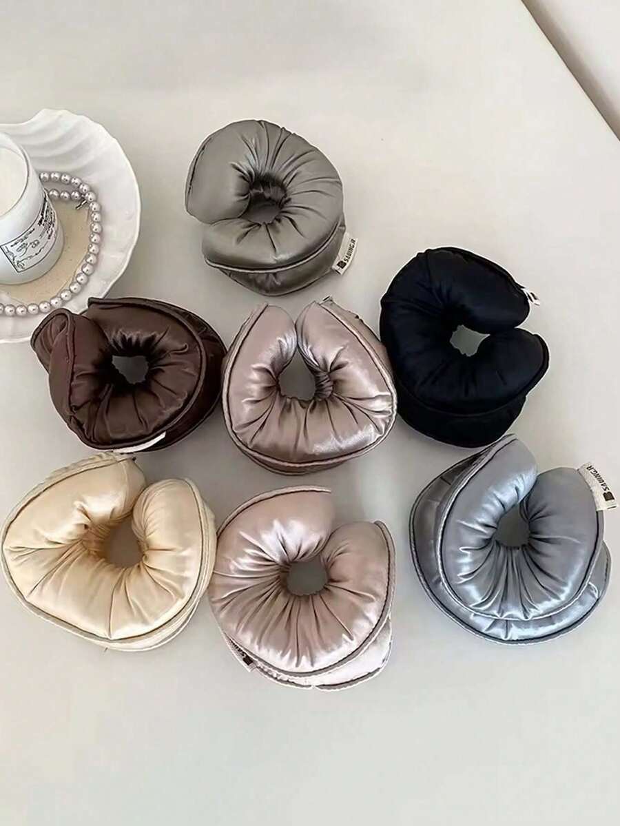 1 قطعة شريط رأس نوم مبطن فائق اللين، مرن للغاية بدون تلف للشعر، شريط رأس وسادة، ناعم وليّن للشعر أثناء النوم، إكسسوار شعر مضاد للكهرباء الساكنة، ربطات شعر، سكرونشي، ربطات شعر سكرونشي