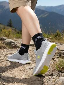 CAMEL CROWN Men's Sports Casual Shoes, Breathable Mesh Casual Student Skipping Lightweight Shock-Absorbing Running Shoes - Grey - View 6