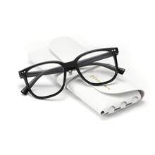Casual Daily Wear Transparent Oval Eyeglasses For Men Women, Minimalist Style Full Frame Eyewear With Clear PC Lenses And Frames, Skin-Friendly Wearable Structure Suitable For All-Day Continuous Wearing, Compact Portable Layout Easy To Store And Carry Around, Classic Underrated Style Never Out Of Daily Fashion, Functional Practical Eyewear Great For Gaming Relaxation, Desktop Office Use And Daily Mobile Device Long-Term Usage - Transparent - View 4
