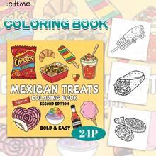 GDTME Wort-Themen Malbuch: Ideal als Geschenk zu Thanksgiving, Geburtstag oder Abschluss, geeignet für Freundinnen, Familie oder Freunde. Mit Perlpapier-Umschlag und 120g/m² dicken Innenseiten, Größe 20x20 cm. - Wortfärbung - Übersicht 11