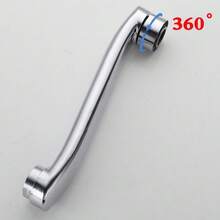 IOUHAPPY 1pc Stainless Steel Sink Faucet Pipe In-Wall Water Outlet Elbow S-Bend Extension Tube Bathroom Kitchen Faucet Leaking Repair Parts, Bathroom Accessories (No Tap) - Multicolor - View 8