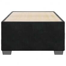 vidaXL Bettgestell Schwarz 90x200 Cm Samt - Schwarz - Übersicht 4