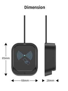 2-In-1 Plug & Play USB Smart Card Reader/NFC Reader-Writer With SD Card Slot, Compatible With Multiple Systems (//Linux), Compact IC Card Writer For PC, Supports SIM Card/RFID Card/ID Card, Easy Installation, RFID Reader, Card Reader, Credit/Debit Card Reader - Black - View 4