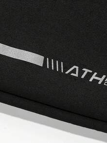 男士保暖内衬裤，可调节抽绳腰带，侧边口袋，锥形裤型，适合通勤/徒步旅行 - 黑色 - 查看 6