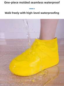 1 Pair/2 Pairs/3 Pairs Unisex Waterproof Shoe Covers, Anti-Slip Thick Durable Rain Boots Overshoes For Rainy Days Insulation, Galentines, Puppy, Carnival