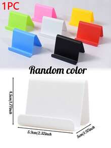 1PC Black/White Plastic Tablet Stand, Room Decor,Phone Holder,Kitchen Accessories,Gifts For Women,Collapsible Multi-Angle Cell Phone Holder - Multicolor - View 13