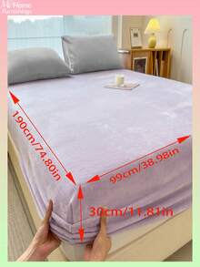 Lençol de veludo cristal de cor sólida (1 peça), roupa de cama, protetor de colchão, capa de cama, roupa de cama confortável e quente para o lar, protetor de colchão antipilling, macio e agradável ao toque, disponível em várias cores para meninos, meninas, dormitórios estudantis, decoração simples e moderna para casa, roupa de cama macia e confortável para o quarto, capa de colchão moderna, protetor de colchão completo, lavável à máquina, roupa de cama para a volta às aulas. - Multicolorido - Ver 96
