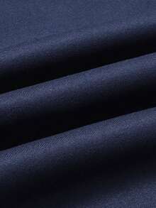 Men's Thickened Sweatpants, Fashionable Drawstring Waist, Cuffed Hem, Autumn/Winter - Royal Blue - View 6