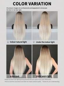 7JHH WIGS 32 Inch Ombre White Grey Wigs For Women, Super Long Straight Wigs, Elegant Fluffy Without Bangs Middle Part Wig,Very Soft Synthetic Heat Resistant Fiber Hair, Beautiful Full Machine Hair Wig Suitable For Fashion Girls Daily,Anime Or Costume Cosplay Decoration,Music Festival Dance Party Street Wear Use, Mother's Day Gifts - 漸變灰色 - 查看 7