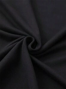 Women's Fashion  Mysterious Fantasy Style Dragon Moon Phase Print Women's T-Shirt, Comfortable Relaxing Short Sleeve Round Neck Casual Top For Summer And Spring, Women's Clothing - 黑色 - 查看 4