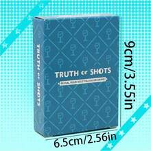 TRUTH Or SHOTS Party Game, High-Quality Game Cards, Suitable For Drinking Parties, Gatherings, And Leisure Entertainment, Diverse Content To Unlock Joyful Moments And Promote Friendship, Best Choice For Holiday Parties - Multicolor - View 8