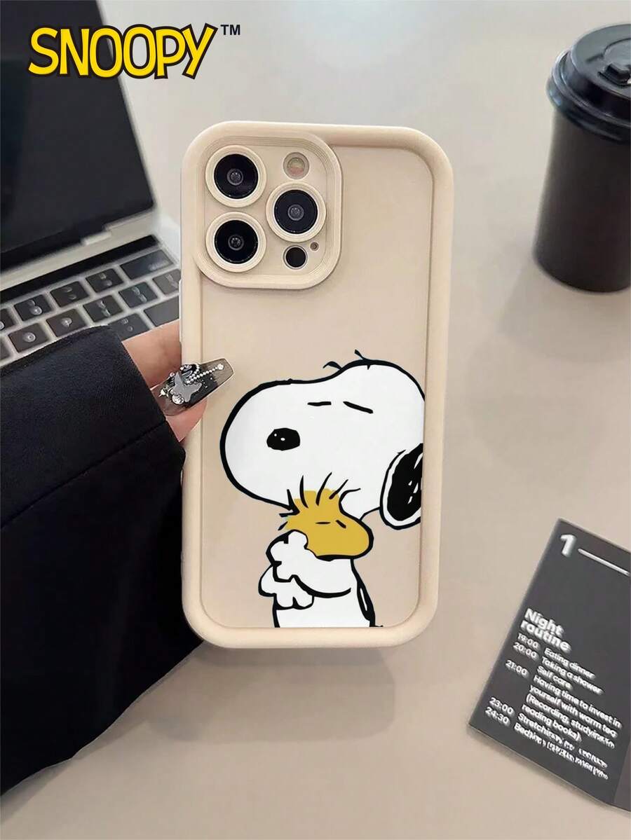 A Cartoon Snoopy Pattern, A High-Bamboo Anti-Drop Phone Case Made Of Tpu Material, Can Be Given As A Holiday Gift. It Is Suitable For IPhone Xs/ XS Max /Xr/11, 12, 13, 14, 15, 16pro/Promax/14, 15, 16plus/17, And Is Suitable For Both Men And Women - 彩色 - 查看 1