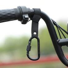 1pc Multi-Function No-Drill Bicycle & Electric Bike Hook, Suitable For Electric Vehicles, Motorcycles, Scooters, Universal Hook, Delivery Hook, Luggage & Raincoat Storage Hook, Helmet Hook