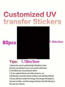 Customized Crystal Label With Photo, Support Original Image Customization And Transparent Background Customization, Applicable To Cups, Bottles And Glassware - High Quality Multi-Design DIY Handmade Crystal Stickers, Tattoos, Crystal Labels; Logos; Trademarks; Stickers; Tear Film; Lettering; Coffee; Milk; Tea Cups; Hollow; Transparent Labels; UV Transfer Labels - Multicolor - View 15