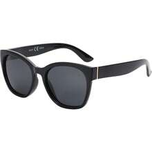 ZENOTTIC Cateye For Women Oversized Fashion Glasses Protection Retro Shades Designer Style - BlackFrameGreyPolarizedLens - View 2