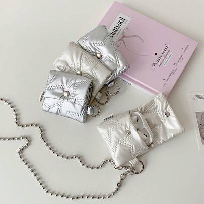 Coin Purse Chain Small Bag Earphone Bag Data Cable Storage Bag Pendant