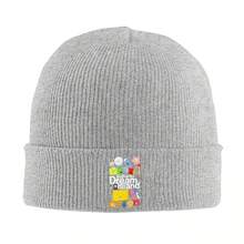 BFDI Poster Logo Black Knitted Hat - Unisex Adult Winter Warm Headgear With Neverland And BFDI Character Patches, Soft And Stretchable Cold-Proof Hat, Machine Washable - 黑色 - 查看 9