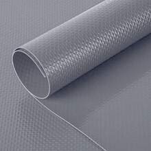 VINILMAX Lona Impermeable de 1.50x1m Uso Rudo con Protección UV para Exterior | Resistente a Polvo, Lluvia y Nieve | Ideal para Camiones, Obra y Construcción | Disponible en Varios Colores - Plateado - Ver 4
