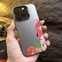 Five-Section Hanayome Anime Character Pattern Design Suitable For  17, 17 Air, 17 Pro, 17 Pro Max,  16, 16 Plus, 16 Pro, 16 Pro Max, 15, 15 Plus, 15 Pro, 15 Pro Max, 14, 14 Plus, 14 Pro, 14 Pro Max, 13, 13 Pro, 13 Pro Max, 12, 12 Pro, 12 Pro Max, 11, 11 Pro Max Special Phone Case, Dirt-Resistant, Fashionable, - 透紫 - 查看 6