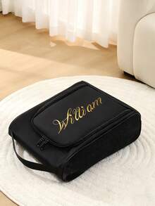 Personalized Name Travel Shoe Bag, Anti-Theft Basketball Football Shoe Bag, Portable Business Travel Shoe Bag, Shoe Bag Packaging, Dust-Proof Slipper Bag, Sports Shoe Bag, Outdoor Business Travel Waterproof Sports Shoe Bag, Breathable Mesh Football Shoe Bag For Men And Women, Practical Gift For Boyfriend/Girlfriend, Essential For Business Travel And Back To School - Multicolor - View 7
