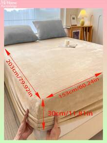 Lençol de veludo cristal de cor sólida (1 peça), roupa de cama, protetor de colchão, capa de cama, roupa de cama confortável e quente para o lar, protetor de colchão antipilling, macio e agradável ao toque, disponível em várias cores para meninos, meninas, dormitórios estudantis, decoração simples e moderna para casa, roupa de cama macia e confortável para o quarto, capa de colchão moderna, protetor de colchão completo, lavável à máquina, roupa de cama para a volta às aulas. - Multicolorido - Ver 65