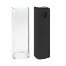 Mini sticlă cu spray pentru curățarea ecranului, soluție de curățare a ecranului auto, îndepărtează amprentele, potrivită pentru smartphone-uri, tablete, laptopuri, afișaje auto, ecrane tactile, soluție de curățare cu spray 3 în 1, lavetă din microfibră și husă de protecție (soluția de curățare nu este inclusă)