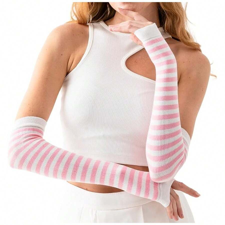 Bamboo Arm Warmers Arm Sleeves For Women And Men Made In Turkey - 多色287 - 查看 1