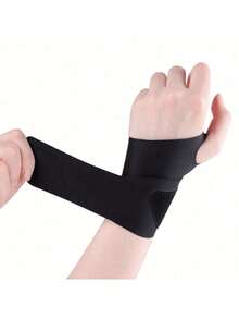 1pc Swirl Tendon Sheath Wrist Brace, Seamless Knit, 0.09cm/0.03in Ultra-Thin, Double-Layer Wrap-Around Compression, Enlarged Palm Design For Comfort, Breathable Wrist Support Sleeve, Open Design For Easy Wearing - Multicolor - View 16