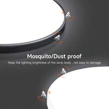 CANMEIJIA 1pc Modern LED Ceiling Light, 18W/30W/40W/50W, 6500K Cool White/4000K Neutral White/3000K Warm White, 220V, 4598 Lumens Large Round Recessed Ceiling Lamp For Bedroom, Living Room, Kitchen - White Ceiling Lamp 180-265V - View 10