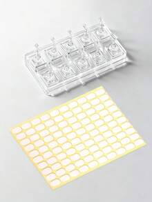 Beautizon Nailartlab 亚克力透明美甲展示架，美甲展示架，假指甲练习展示架，固定胶条，美甲配件，美甲DIY造型设计工具