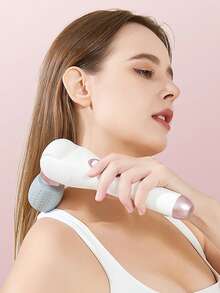 2025新款可充电电动手持按摩棒，全身颈背腰腿按摩手持按摩器，小巧电动按摩锤揉捏振动按摩器，多功能便携式按摩器