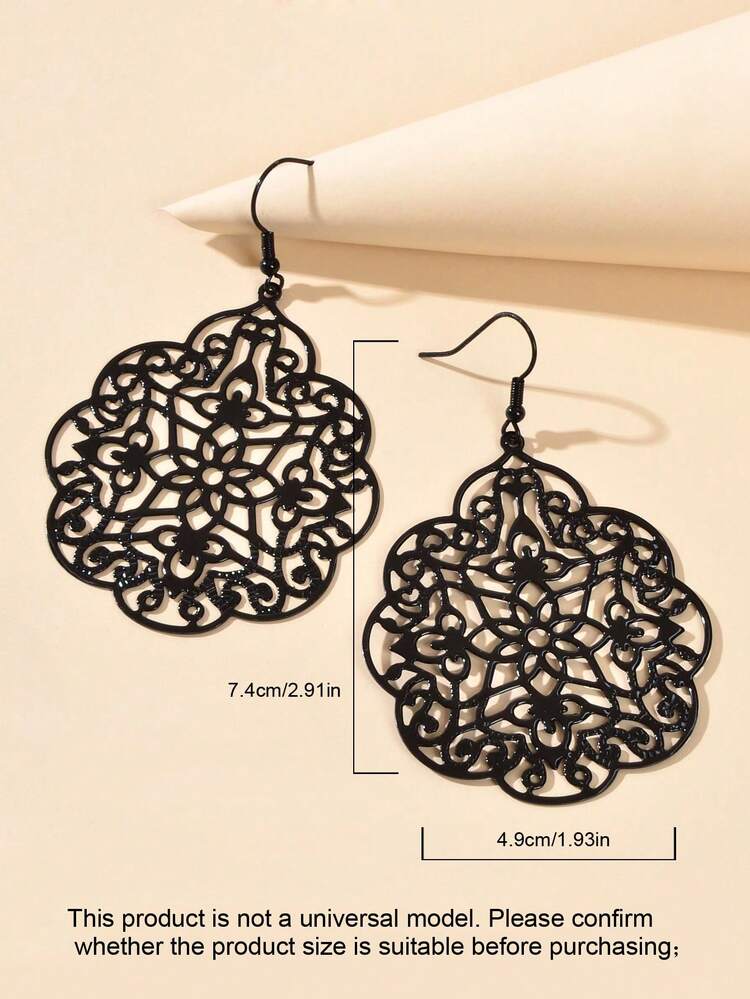 Hollow Out Drop Earrings
