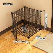 DIY Squirrel Cage, Indoor Home Use Rabbit Villa, Small Pet Cage With Free Space, Dog Fence, Kitten Cage, Rabbit Fence