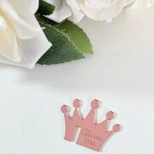 Tiara Drink Tag Personalized Place Card Custom Champagne Flute Charm Princess Crown Glass Topper Hens Party Favors Bridal Shower Tags, Art Activities For Children - Multicolor - View 22