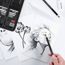 44 Pcs Drawing Set,Sketching Kit With Graphite & Charcoal Pencils, Blending Tools,Erasers & Accessories,Portable Zippered Travel Case For Artists & Enthusiast - 44-piece Professional Drawing Pencil Set - View 4