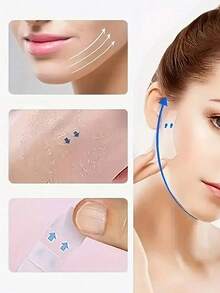 320pcs/160pcs/120pcs/80pcs/40pcs Face Lifting Tapes | Invisible Instant Lifting Tapes | Lift Sagging Skin, Reduce Double Chin | Alcohol-Free, Unisex, Suitable For All Skin Types | Concealable