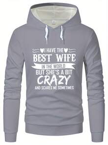 Sudadera con capucha de gofre fresca para hombres, sudadera informal para primavera, invierno y otoño, streetwear, sudadera de manga larga como regalo - Blanco - Ver 5