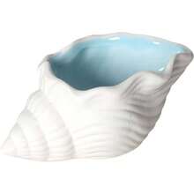 Conch Shape Jewelry Dish Ceramic Holder Ring Trinket Tray, Ocean - Themed Decorative Trinket Dish, Suitable Mother Friend Sister, Gifts Women, Home Decor Trinket DishSea Blue - 海藍 - 海螺 - 查看 7