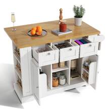 Kitchen & Dining Furniture - Vit+Natur + MDF + Kök - Visa 6