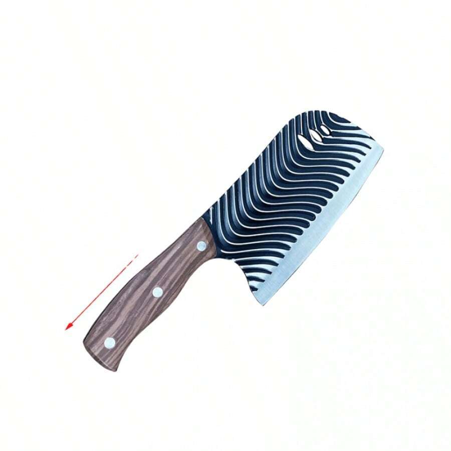 Cuchillo de cocina doméstico - Negro H-A18 - Grosor: 2,0 mm - Plateado - Ver 1