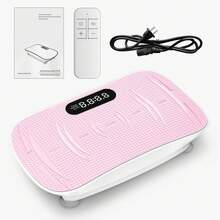 Tousains X ZenActive Vibration Plate Whole Body Exercise And Relaxation Machine With Smart Screen Low Noise Max Weight 330LB For Home Exercise Platform TikTokBlackFriday - 粉色 - 查看 1