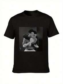 Chandler & Joey Friends T-Shirt Unisex T-Shirt Vintage - màu đen - Xem 6