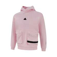 Adidas 少女春秋季连帽卫衣 JE8656 - 粉色 - 查看 1