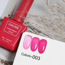 Jelly Gel Polish Set Fall Colors Translucent Ice Jelly Gel Nail Polish For Women All Seasons Red Green Blue Pink Nail Manicure Kit Salon DIY At Home Christmas Gifts For Women Same Color Same Bottle 15ml 0.5floz - 彩色 - 查看 32