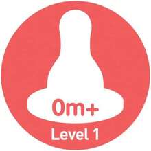 Dr. Brown'S Natural Flow Tetina Estándar, Nivel 1, 2 Unidades - Nivel 2 (3m+) - Ver 3