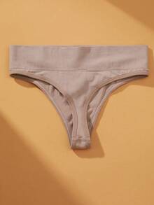 VKME 5 قطع/مجموعة من السراويل الداخلية الخالية من الخياطة، ملابس داخلية رياضية للنساء ذات خصر منخفض - متعدد الألوان - مشاهدة 7