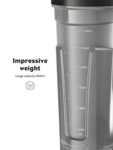Powcan 26oz Protein Powder Shaker Bottle With Mixing Ball, Leak-Proof Design, Portable Handle, Suitable For Outdoor Activities And Gym Use - Black - View 4