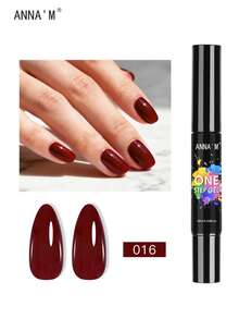 一步式凝胶指甲油笔 3合1 UV凝胶美甲笔 无需底油和封层 需要美甲工具 - 彩色 - 查看 9