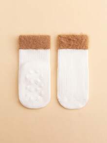 3 Pairs Baby Christmas Red Fringe Socks Set, Suitable For Boys And Girls, Warm For Winter Holiday, Great Gift For Grandchildren - Multicolor - View 6