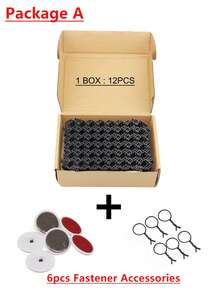 12pcs Black Plastic Anti-Cat Spike Mat Set, Assembled Furniture Protector Pad, Effective Home Sofa Tabletop Anti-Scratch Deterrent For Pets, Non-Harmful To Animals - Black - View 8